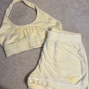 Yellow juicy couture 2 piece set
